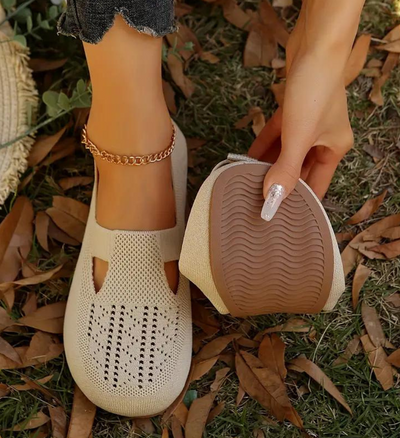 Adeline | Bequeme, atmungsaktive Strick-Schuhe für Damen zum Gehen