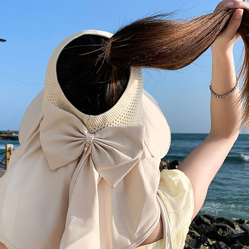 Isabella | Sommer-Sonnen-Essentials Großer hohler Hut mit abnehmbarem Halstuch