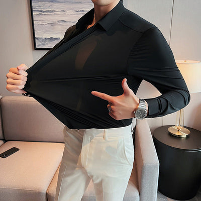 Silvano | Knitterfreies Button-Down-Hemd für Herren