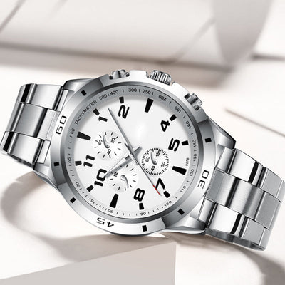 Sullivan | Modische wasserdichte Quarzuhr mit Leuchtziffern