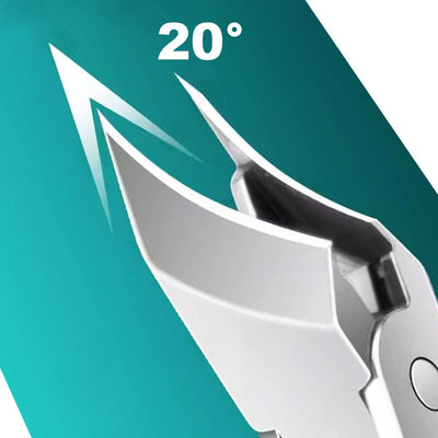 Mauricio | Spritzwassergeschützte Nagelscheren mit 25° abgeschrägter Klinge, 3er Set