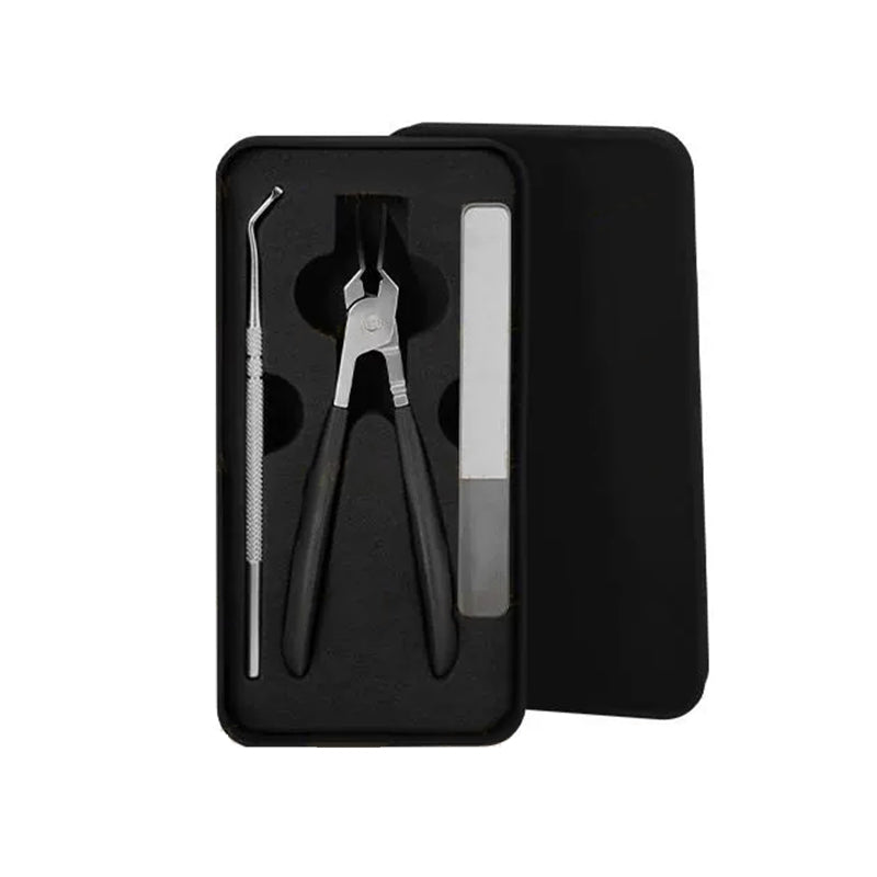 Mauricio | Spritzwassergeschützte Nagelscheren mit 25° abgeschrägter Klinge, 3er Set