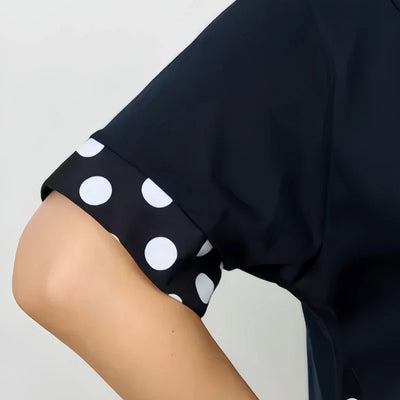 Rita | Sommerliche lässige Damenkleider mit kurzem Ärmel und A-Linie-Druck