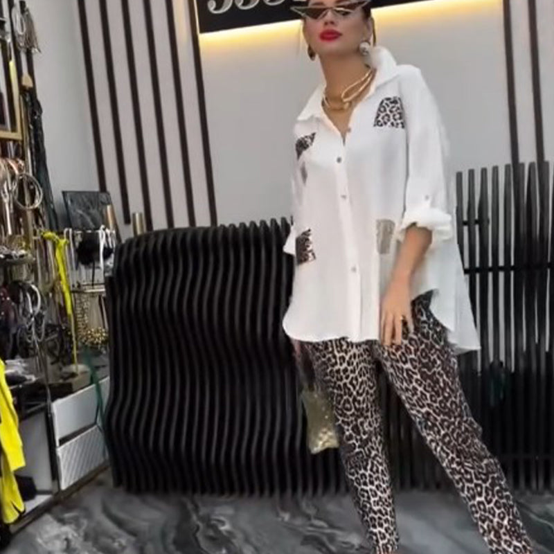 Blane | 2-teiliges Set mit Leopardenmuster für Damen