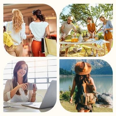 Nadine | Damen-Knopfbluse mit Druckmuster 2er-Kauf = kostenlose Lieferung