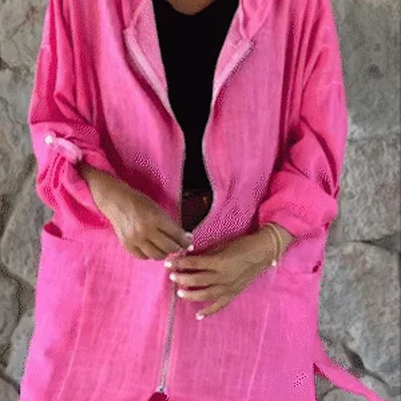 Zackary | Damen leichte Jacke mit Kapuze