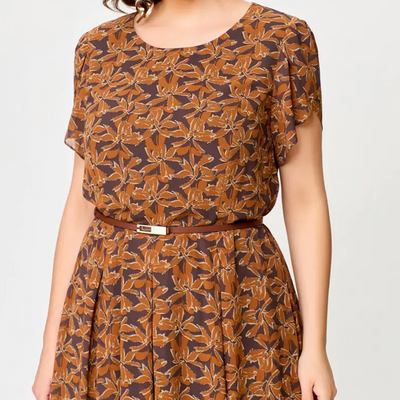 Skyler | Lässiges Kleid mit Gürtel