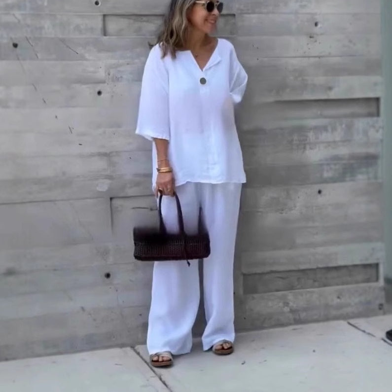 Spencer | 2-teiliges Set aus Oberteil und Hose im Loose Fit für Damen