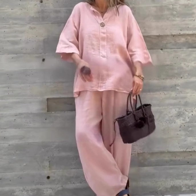 Spencer | 2-teiliges Set aus Oberteil und Hose im Loose Fit für Damen