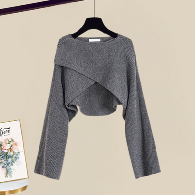 Enrica -  Elegant Strickkleid Set