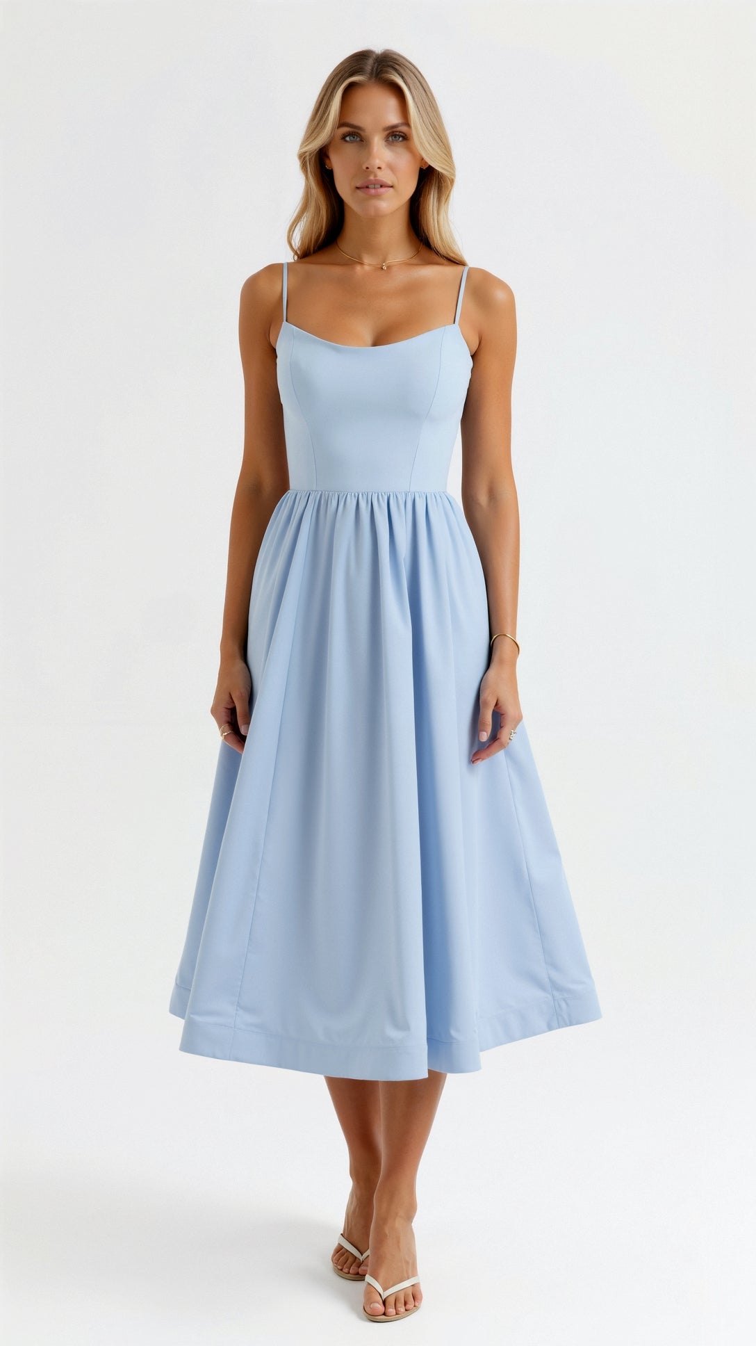 Tamara Fließendes Midikleid