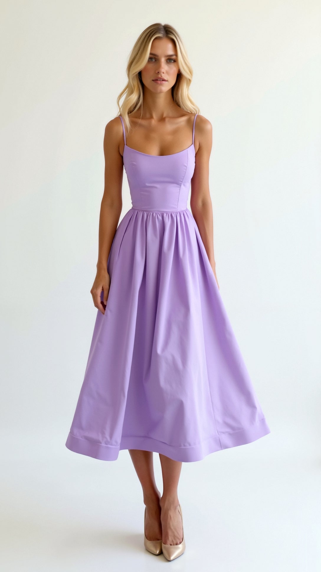 Tamara Fließendes Midikleid
