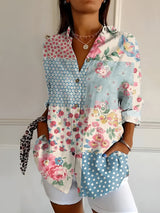 Blaurosa Blumen
