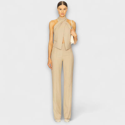 Juni - Crisscross Halter Neck Tanktop