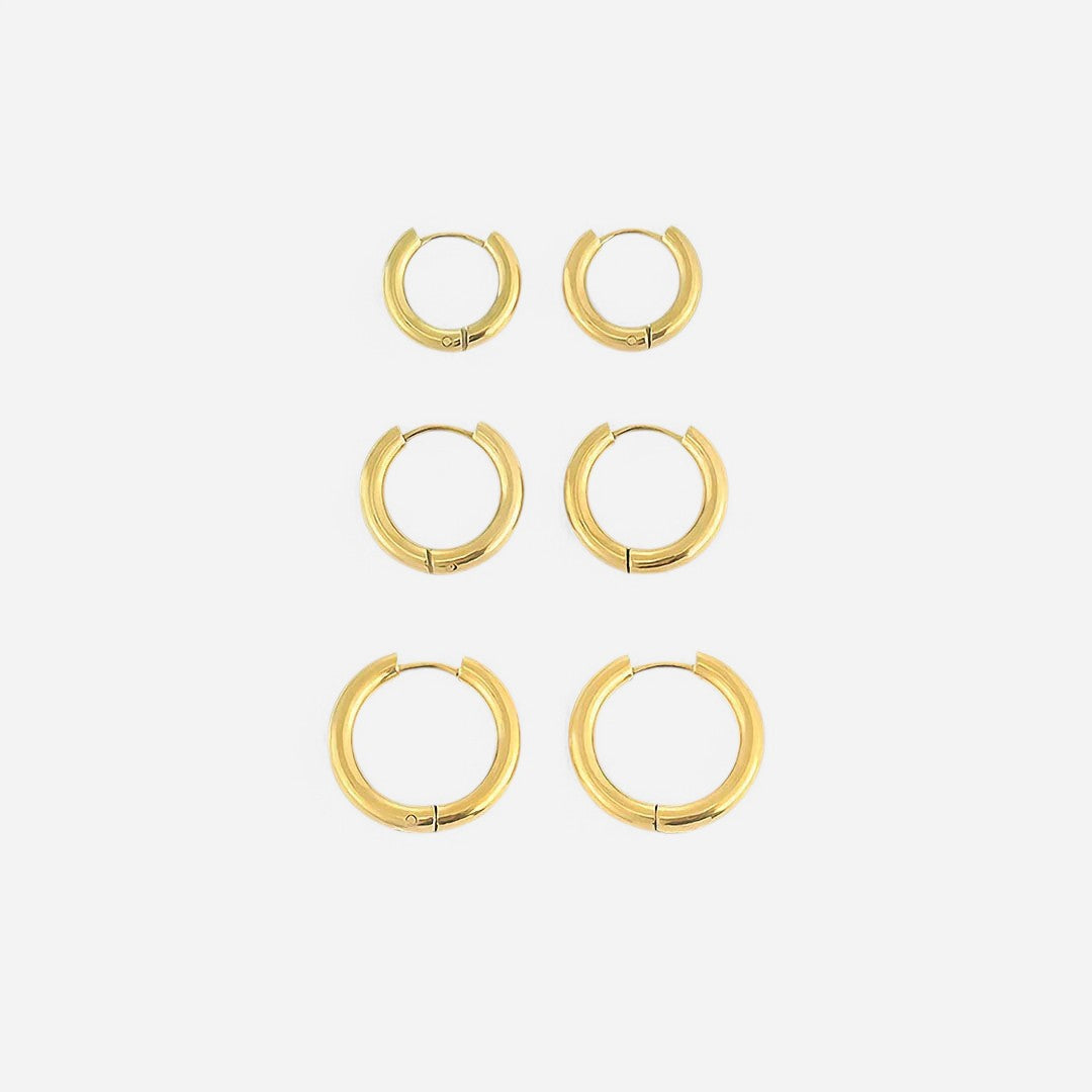 Mara | Klassische Creolen aus hochwertigem Material