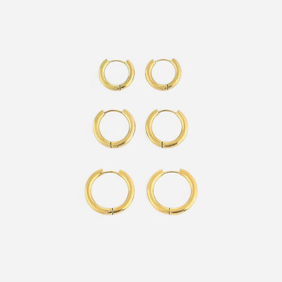 Mara | Klassische Creolen aus hochwertigem Material