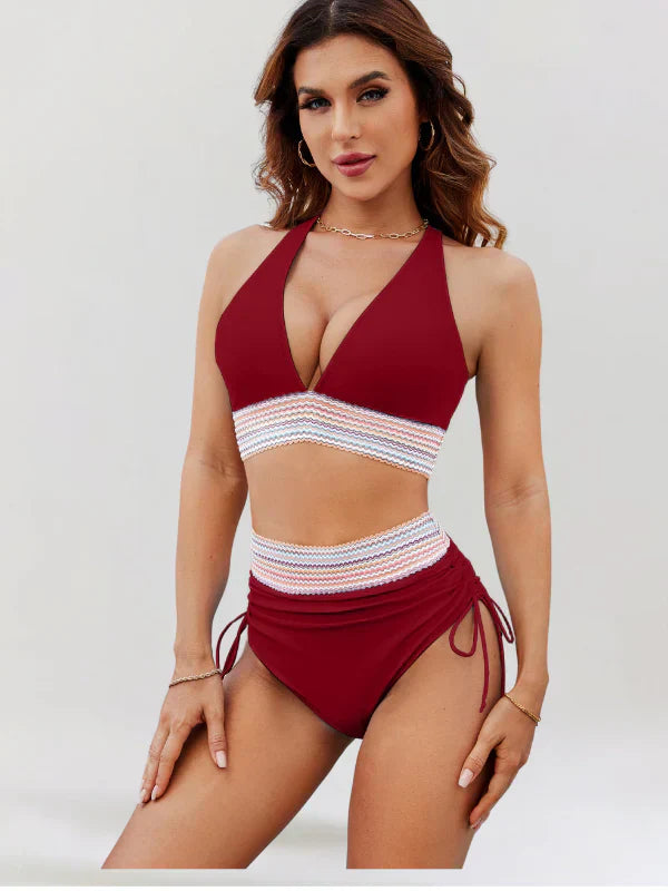 Kya – Bauchweg-Bikini-Set mit hoher Taille