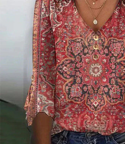Valerie™ | Vintage Boho Bluse – Für zeitlosen Charme und bohemian Stil