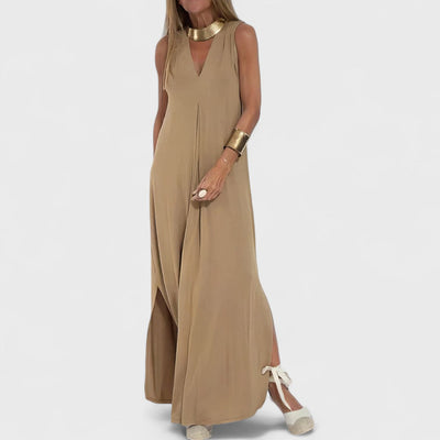 Livana – Maxikleid mit raffinierter Drapierung