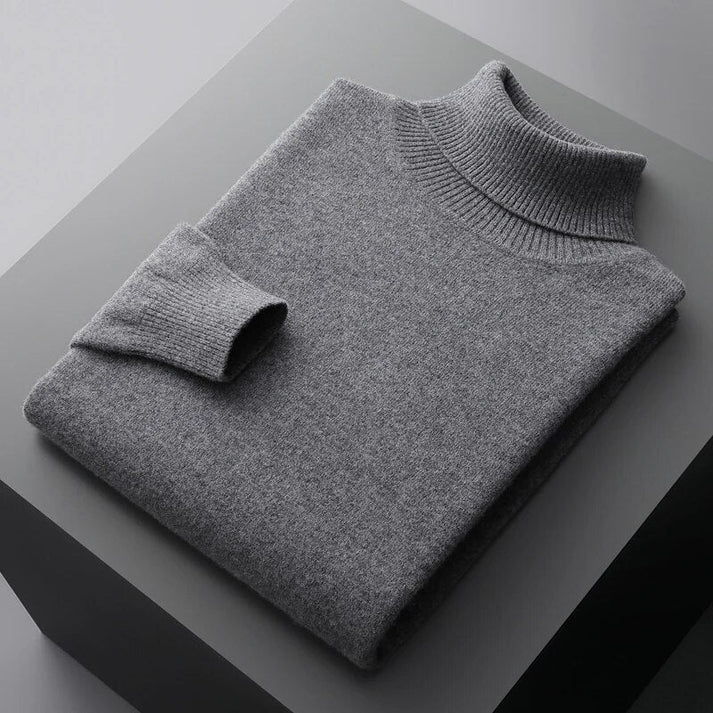 Rollkragenpullover Herren Klassisch | Schlichtes Design